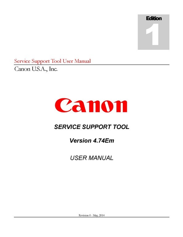 Canon service